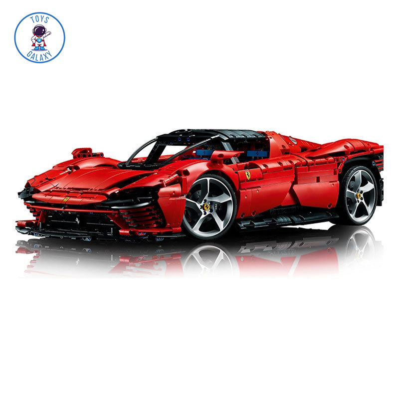 Đồ Chơi Lắp Ráp Mô Hình Điều Khiển Từ Xa RC Siêu Xe Ferrari Daytona SP3 Red / Lamborghini Tỉ Lệ 1:8 Với 3778 PCS