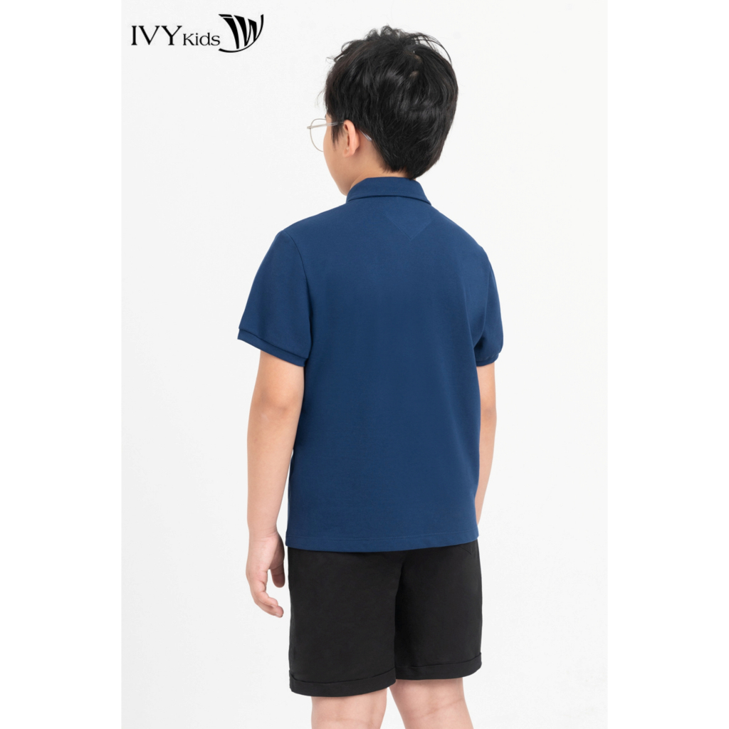 Áo polo bé trai create IVY moda MS 57K1544