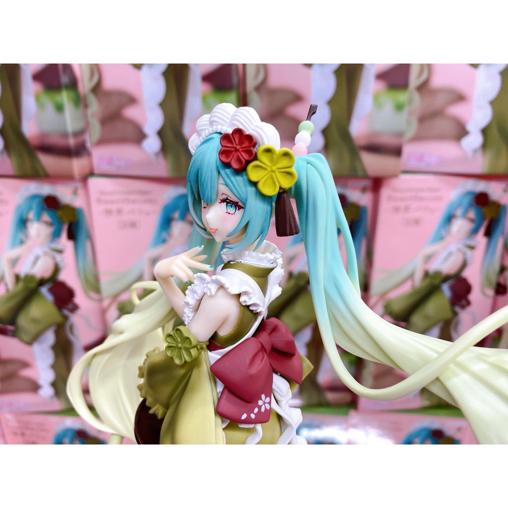 MÔ HÌNH HATSUNE MIKU CHÍNH HÃNG - Vocaloid - SweetsSweets - Matcha Parfait Another Color Ver.