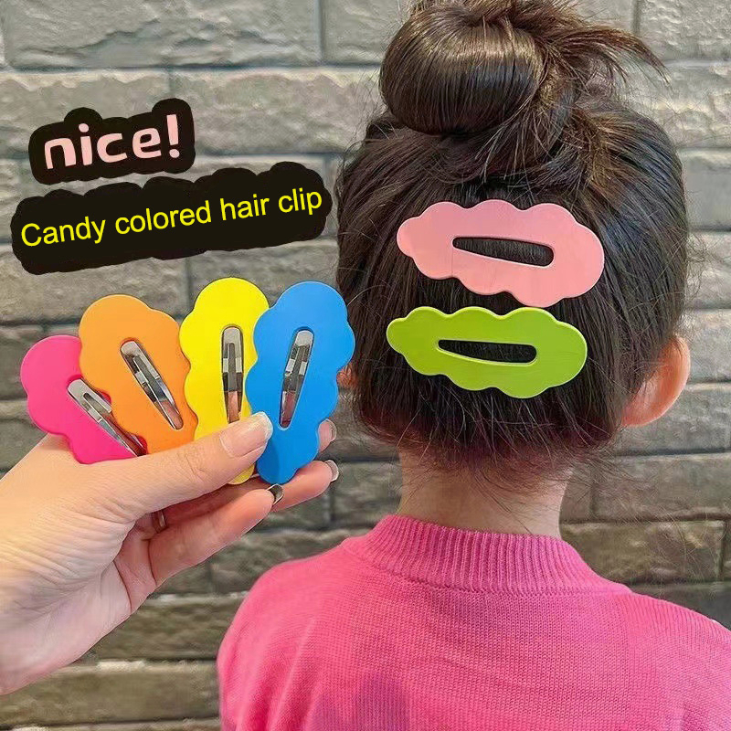 ⚡Kẹp Tóc Họa Tiết Hoạt Hình Đám Mây Hình Thoi Phong Cách Nhật Hàn Thời Trang