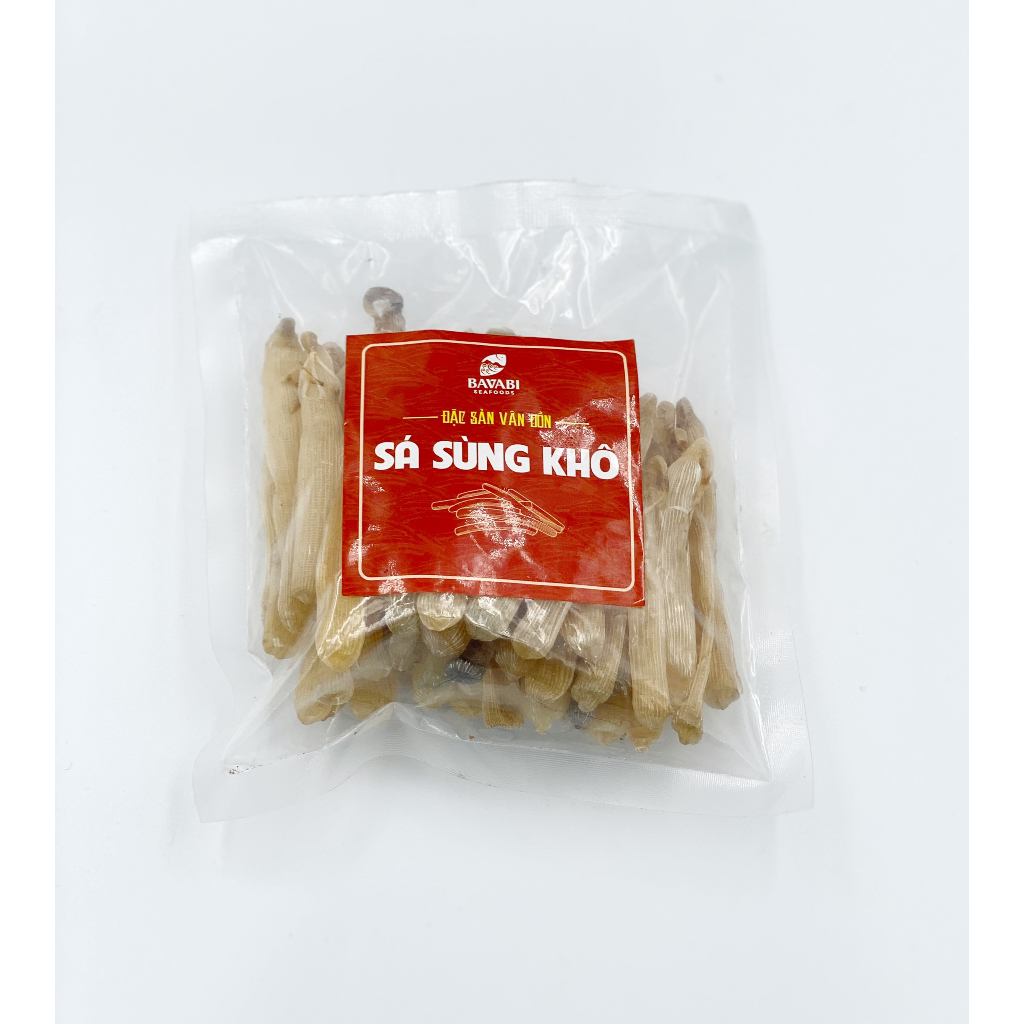 Sá Sùng khô Vân Đồn loại 1 Size To/Đặc sản Quảng Ninh/Sạch cát,độ ngọt cao đóng gói 50g,100g,200g