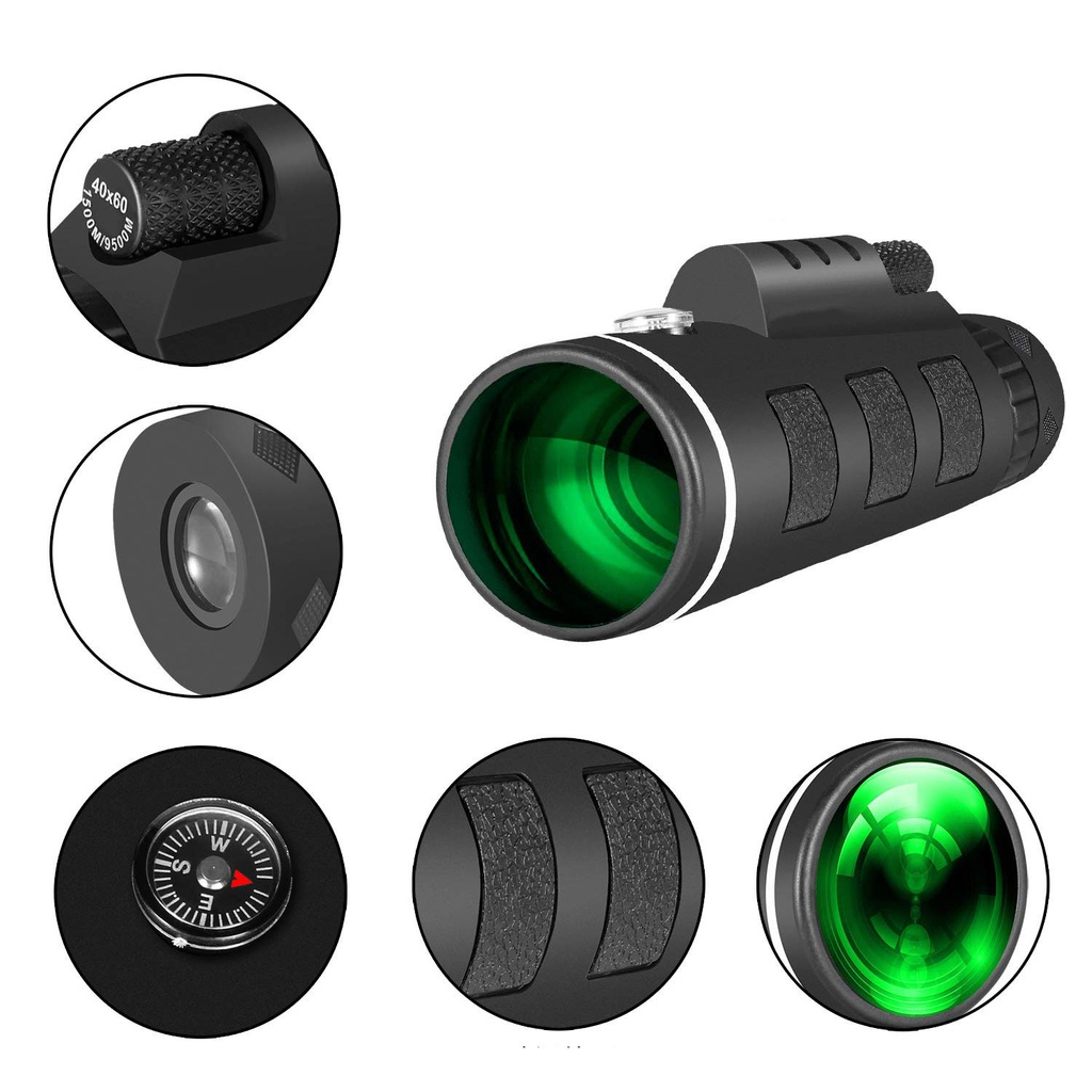 Ống Nhòm Panda/Monocular 1 Mắt, Nhìn Xuyên Khoảng Cách, Xuyên Màn Đêm - Thiết Kế Nhỏ Gọn