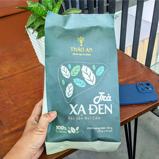 Trà xạ đen nguyên lá sấy khô hút chân không hiệu thảo an - đặc sản an giang