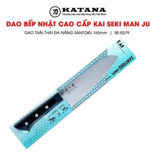 Dao bếp nhật cao cấp kai seki manju santoku - dao thái đa năng be0579