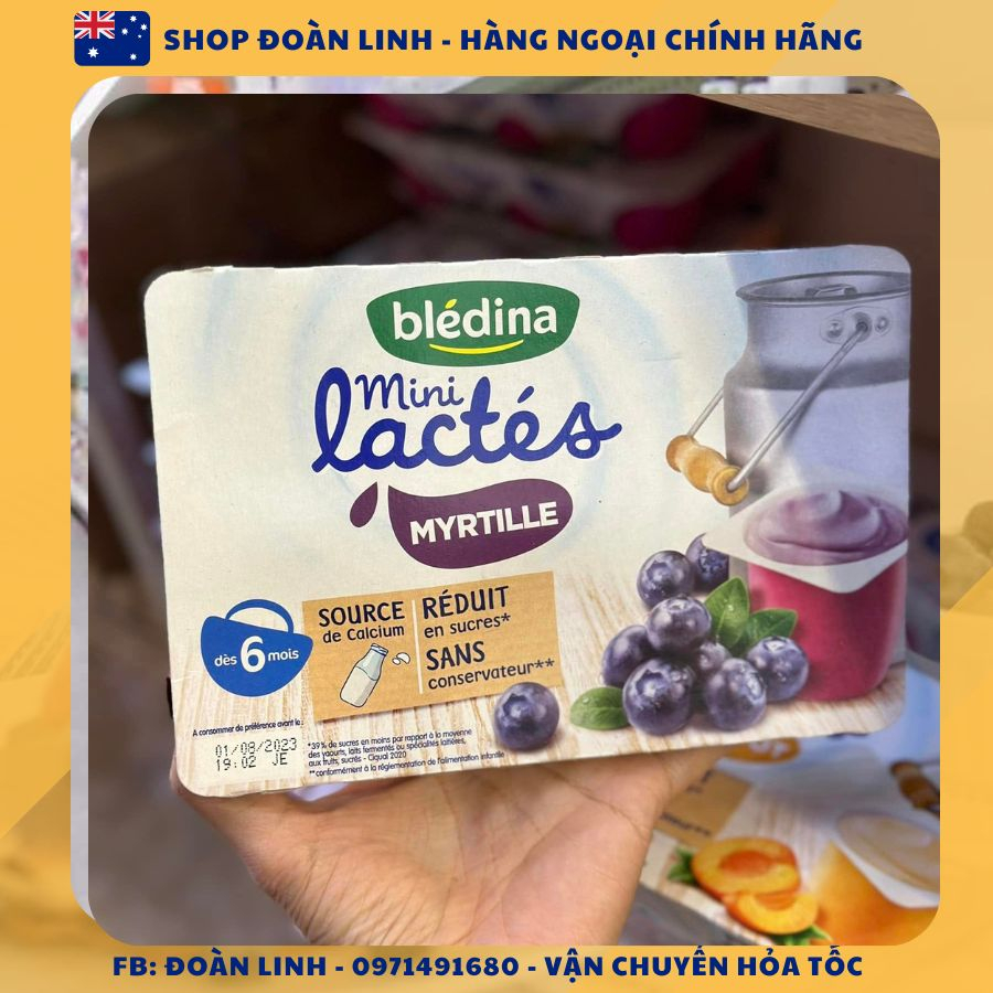Sữa chua Bledina cho bé ăn dặm từ 6m+, Hàng chuẩn, Date Xa