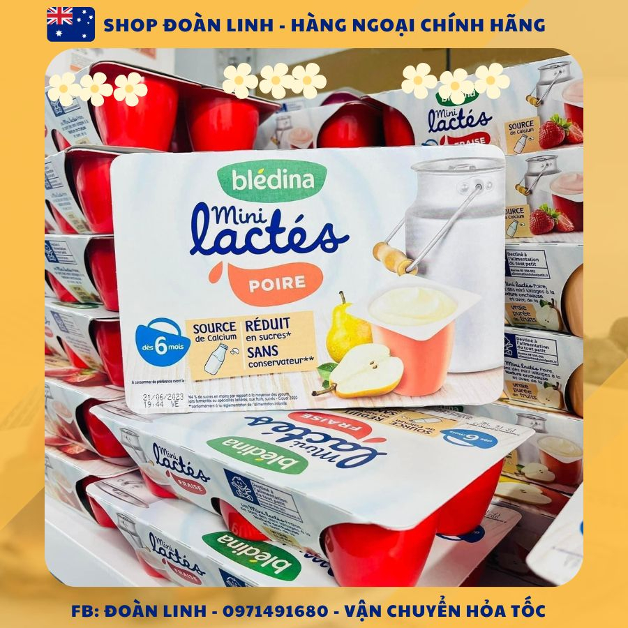 Sữa chua Bledina cho bé ăn dặm từ 6m+, Hàng chuẩn, Date Xa
