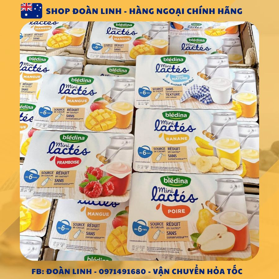 Sữa chua Bledina cho bé ăn dặm từ 6m+, Hàng chuẩn, Date Xa