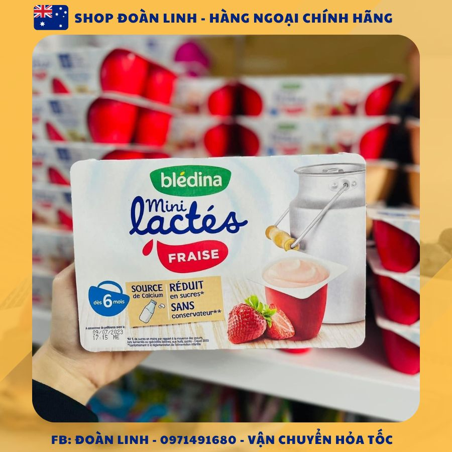 Sữa chua Bledina cho bé ăn dặm từ 6m+, Hàng chuẩn, Date Xa