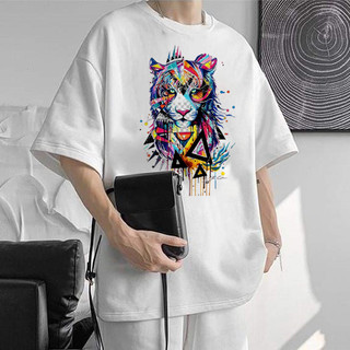 Áo thun tay lỡ form rộng Sư Tử color, phong cách local brand hot trend