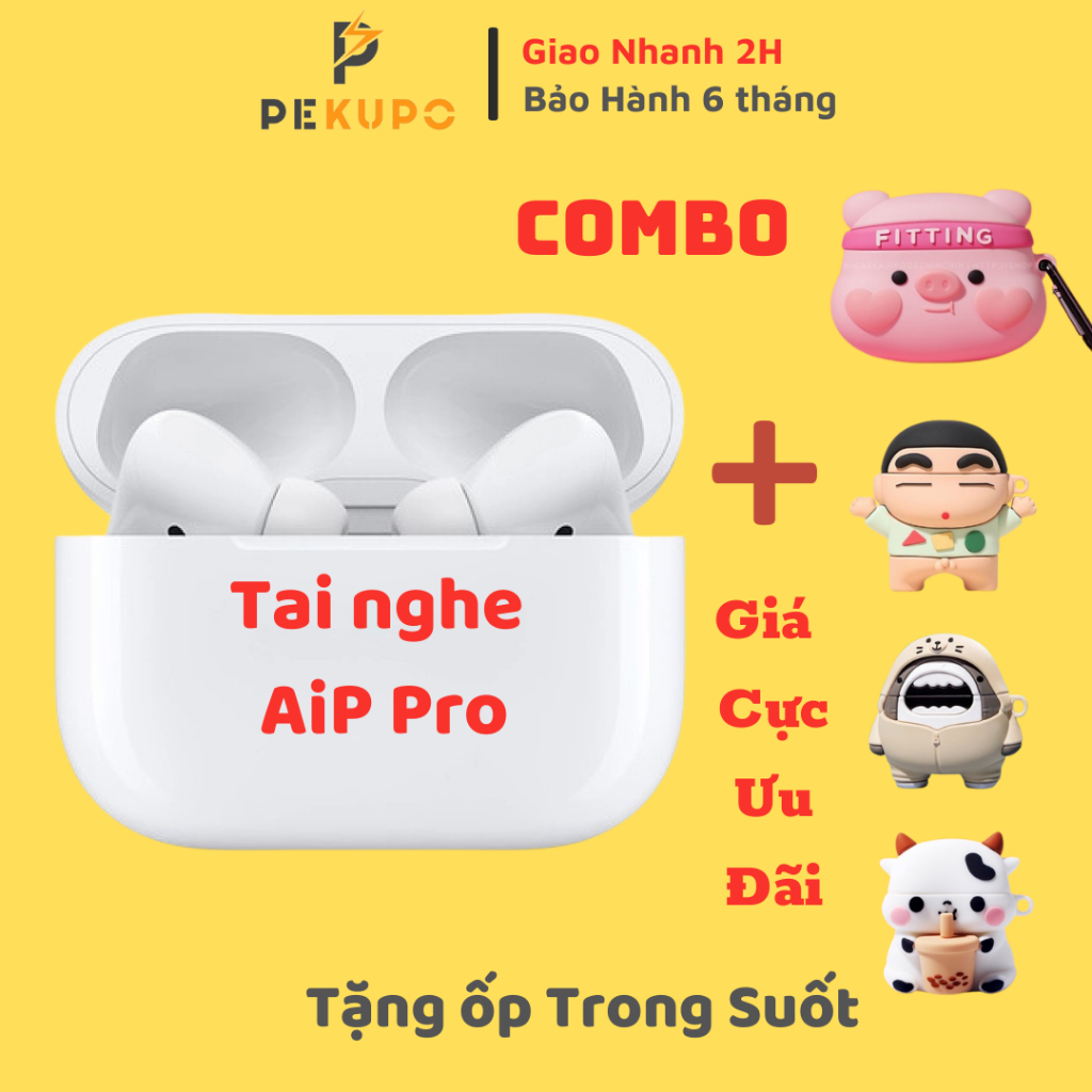 Tai nghe bluetooth AP2 AP3 APPRO không dây pin trâu 4-6h, định vị, đổi tên dùng cho mọi loại máy Phụ Kiện PEKUPO