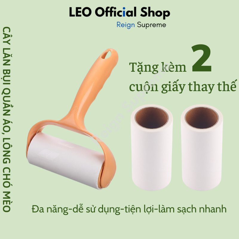 Cây Lăn Bụi Đa Năng ( Lông Động Vật, Sợi Vải, Đồ Da, Chăn Nệm, Ghế Salon...) Tặng Kèm 2 Cuộn Dính