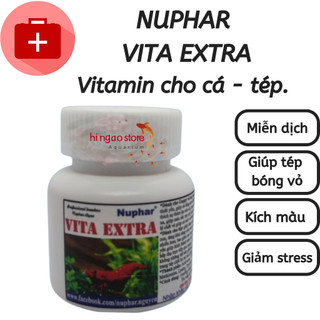 Vita Extra bổ sung vitamin cho cá tép - NUPHAR Sản phẩm giúp cá khỏe | Hingaostore.