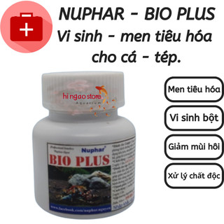 Men tiêu hóa - Bột Vi Sinh Nuphar Bio Plus cho Cá, Tép | Hingaostore.