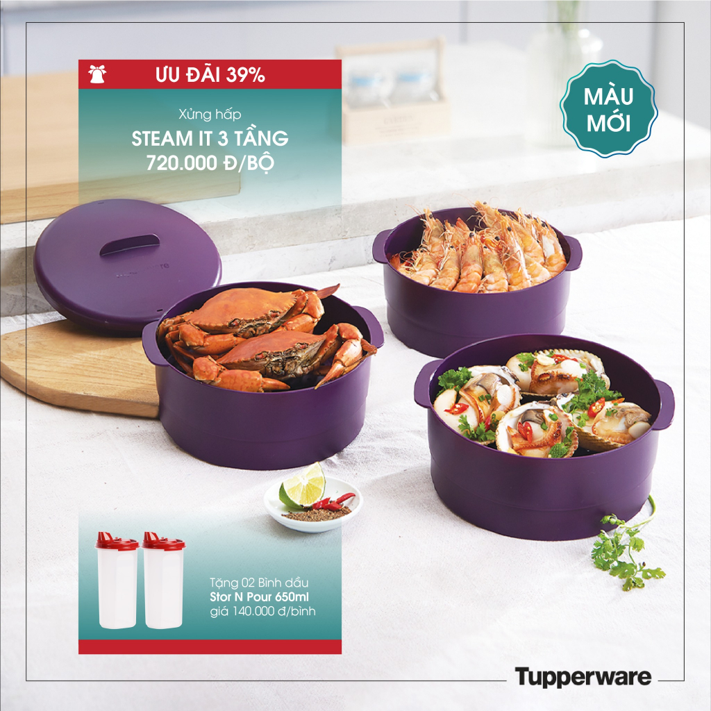 Xửng hấp tupperware