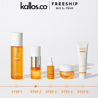 Bộ Dưỡng Da Laneige Radian C Cream, Vitamin Ampoule, Sun Cream, Advanced Effector, Brightening Essence - Kallos Vietnam