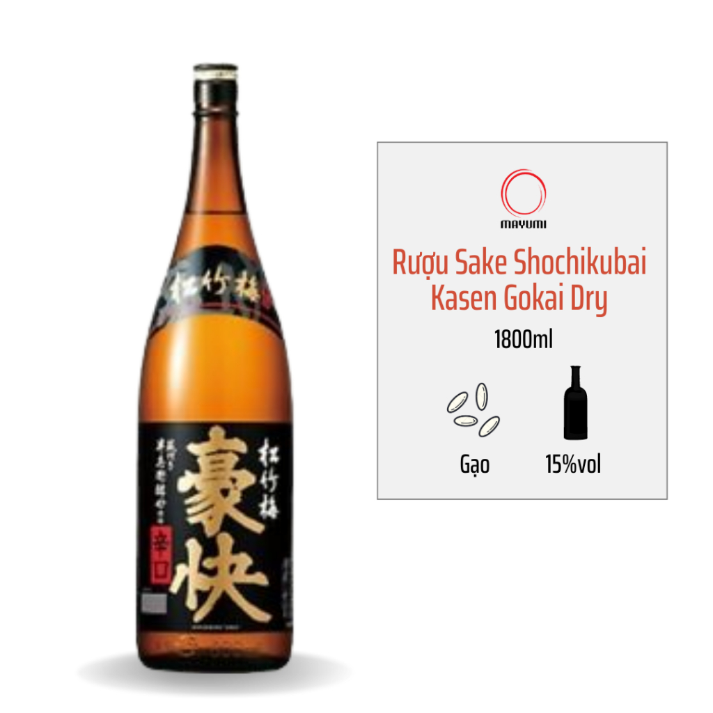 Rượu Sake Sho Chikubai Gokai 1800ml