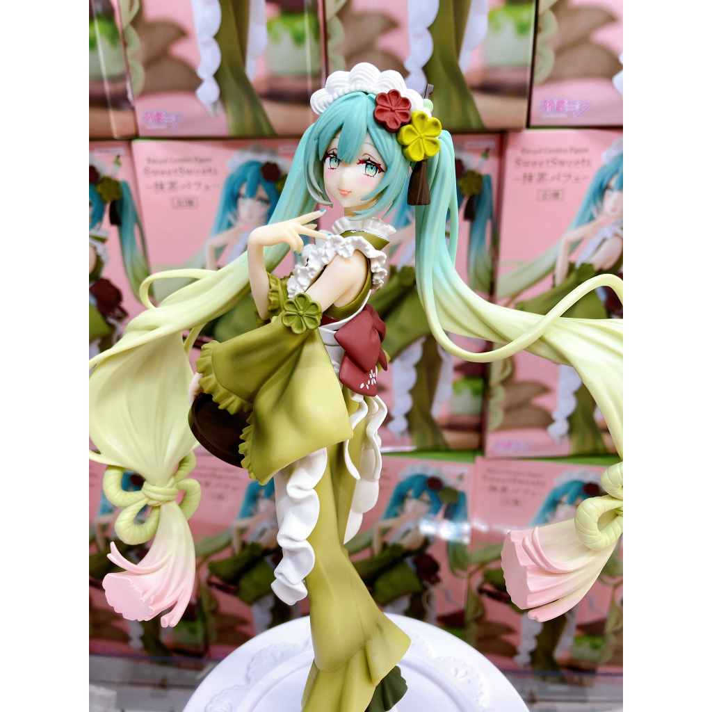 MÔ HÌNH HATSUNE MIKU CHÍNH HÃNG - Vocaloid - SweetsSweets - Matcha Parfait Another Color Ver.