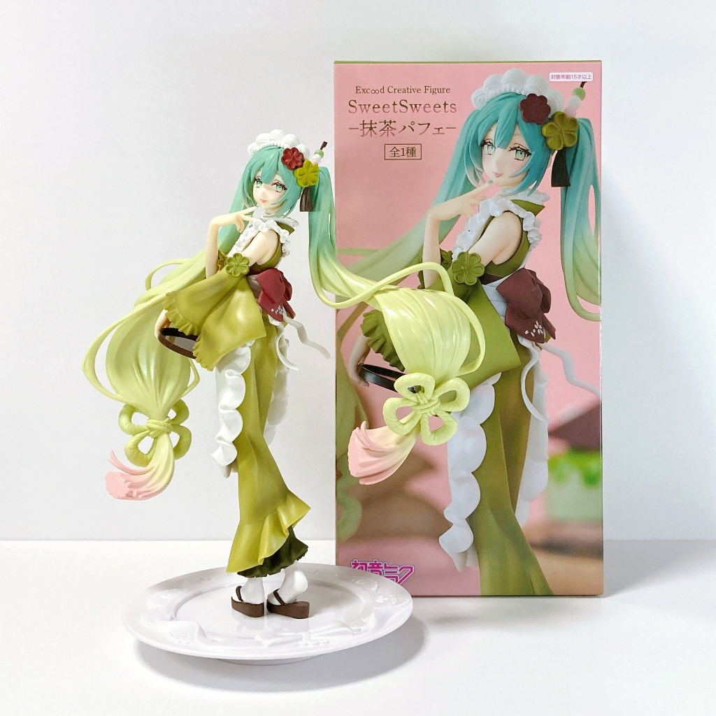 MÔ HÌNH HATSUNE MIKU CHÍNH HÃNG - Vocaloid - SweetsSweets - Matcha Parfait Another Color Ver.