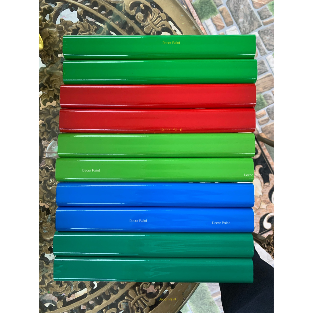 Sơn 2K đa năng màu trắng, màu bóng sơn trên nhiều chất liệu khác nhau như sắt, inox, nhựa, kính, bê tông...Decor Paint