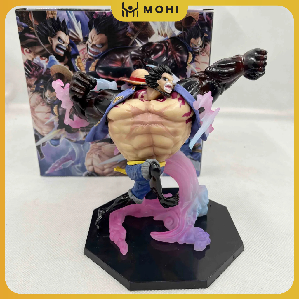 Mô hình One Piece - Figurer Luffy Gear 4 GK chiến đấu có hiệu ứng đẹp full BOX