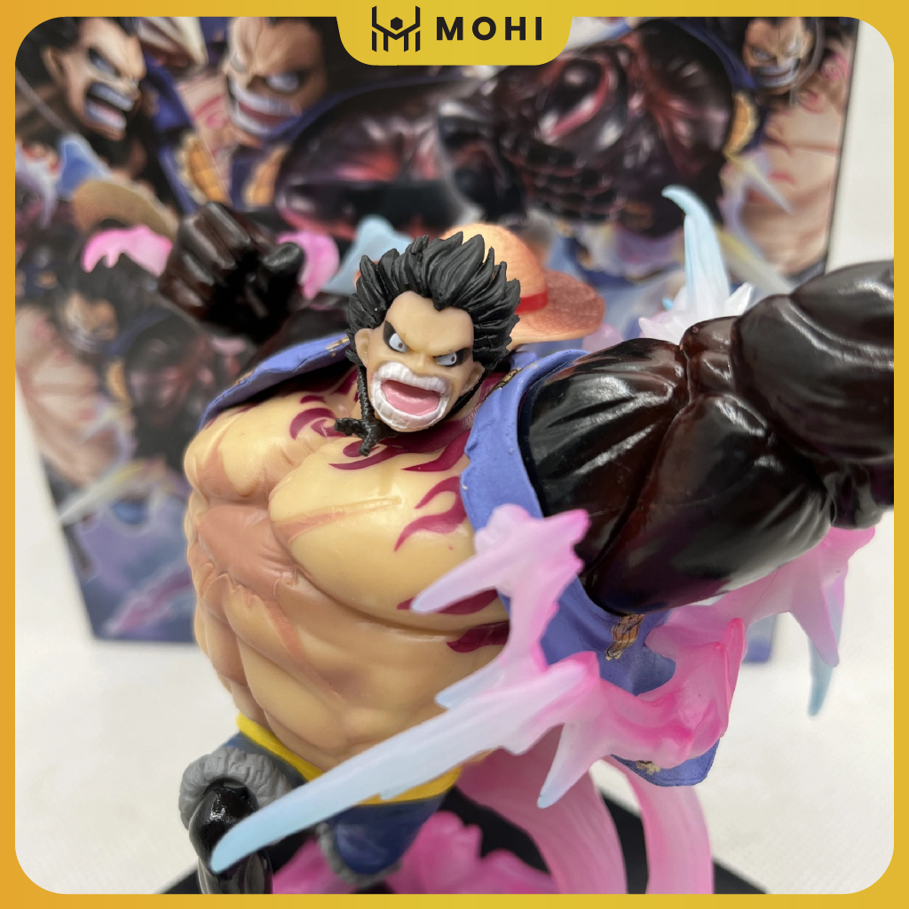 Mô hình One Piece - Figurer Luffy Gear 4 GK chiến đấu có hiệu ứng đẹp full BOX