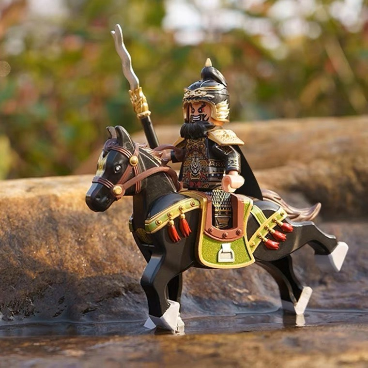 Đồ chơi xếp hình Minifigures Trương Phi kèm ngựa phiên bản đặc biệt