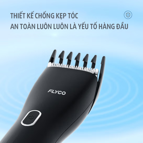 Tông Đơ Cắt Tóc Flyco FC1902VN Điều Chỉnh Cử 7 Cự Ly - Hàng Chính Hãng