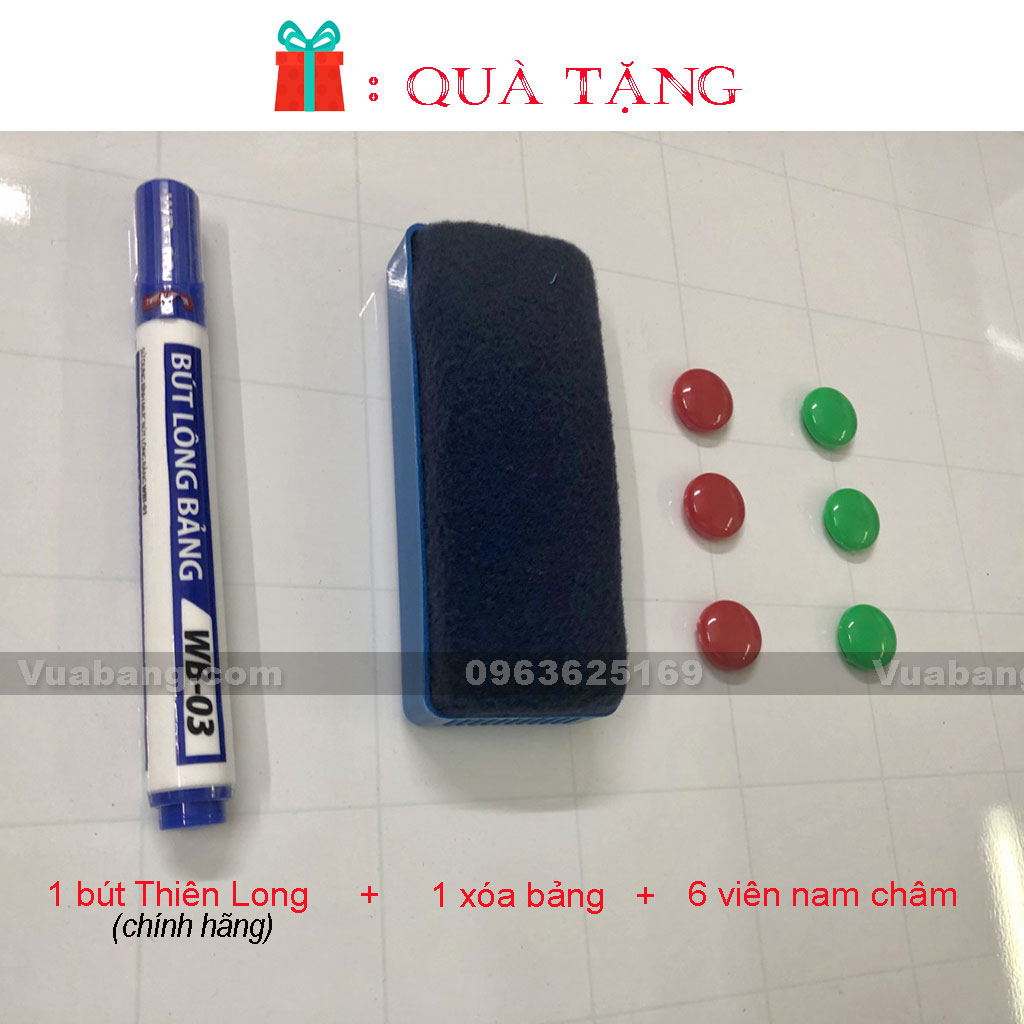 Bảng Từ Trắng Có Chân Di Động Viết Bút Lông
