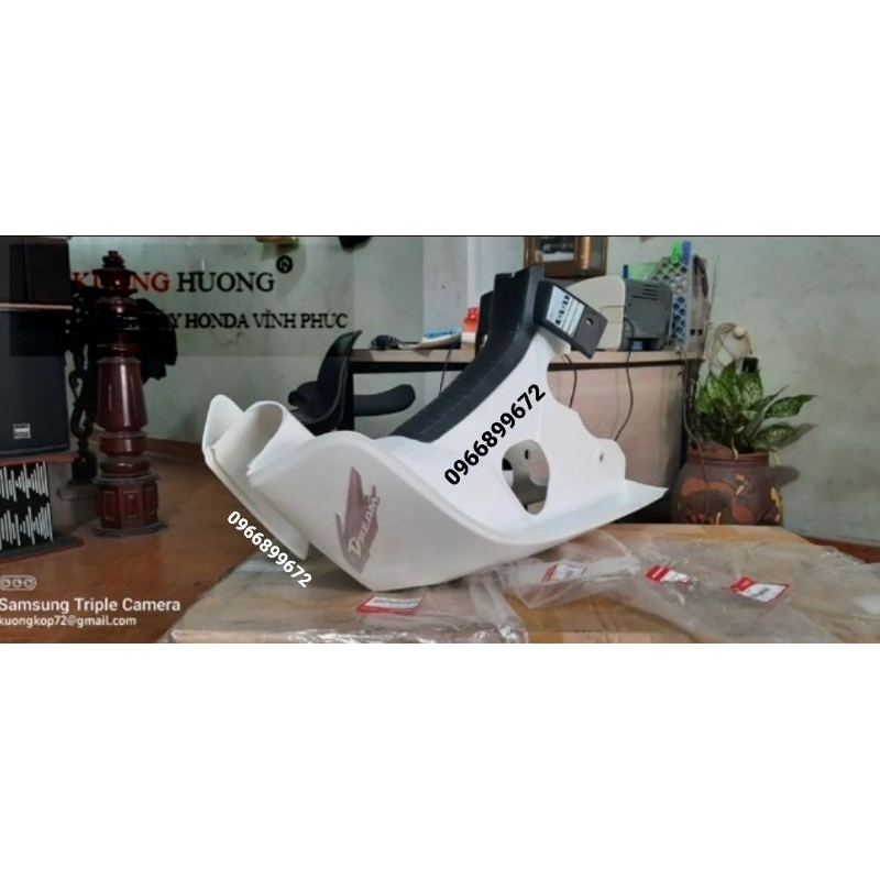 Combo fun Yếm super dream đời 1999-2000 sẵn tem, dải yếm và Cdi - Chính hãng Honda việt