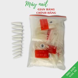 Móng nối nhọn Hàn Quốc - Túi 600 móng tip nhọn dài
