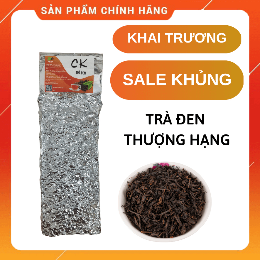 Trà Đen (Hồng Trà) Túi 250Gr đặc biệt CK Tea. Trà đen pha trà sữa đậm vị. Trà đen nuôi Kombucha