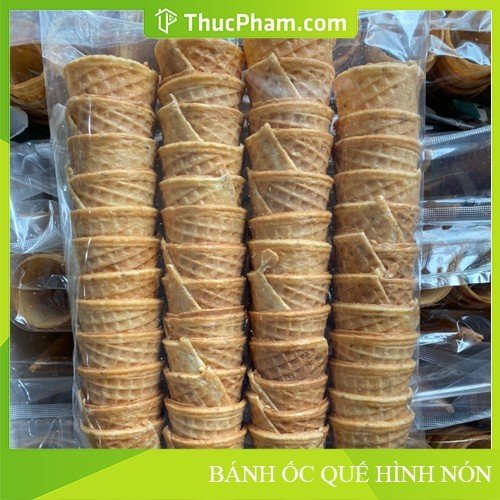 Bánh ốc quế ăn kem - hình nón - Bịch 40 cái thơm giòn