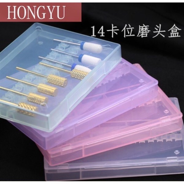 Hộp Nhựa Đựng Đầu Mài Móng Tay Giá Rẻ Chuyên Dụng Ngành Nail