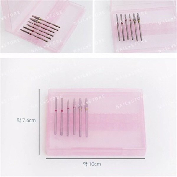 Hộp Nhựa Đựng Đầu Mài Móng Tay Giá Rẻ Chuyên Dụng Ngành Nail