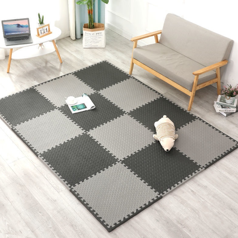 Thảm Xốp Ghép lót sàn 60x60 cm miếng dày 1cm tấm trải sàn cho bé vân gỗ gấp gọn xpe