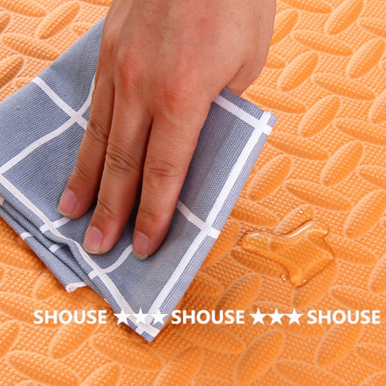 Thảm Xốp Ghép lót sàn 60x60 cm miếng dày 1cm tấm trải sàn cho bé vân gỗ gấp gọn xpe