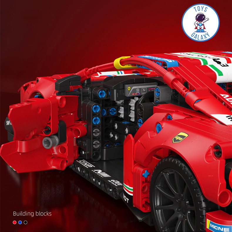 Đồ Chơi Lắp Ráp Mô Hình Điều Khiển Từ Xa RC Siêu Xe Ferrari 488 GTE / McLaren / Lamborghini / Bugatti / Porsche S701950