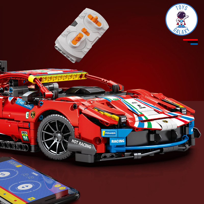 Đồ Chơi Lắp Ráp Mô Hình Điều Khiển Từ Xa RC Siêu Xe Ferrari 488 GTE / McLaren / Lamborghini / Bugatti / Porsche S701950