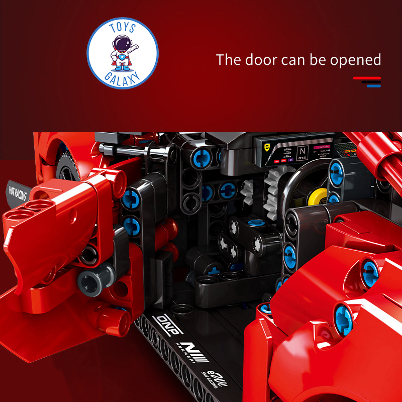 Đồ Chơi Lắp Ráp Mô Hình Điều Khiển Từ Xa RC Siêu Xe Ferrari 488 GTE / McLaren / Lamborghini / Bugatti / Porsche S701950