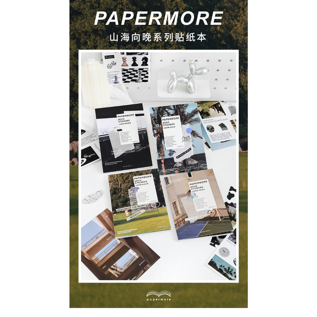 Deco sticker, ảnh PaperMore theo tông màu Art Therapy