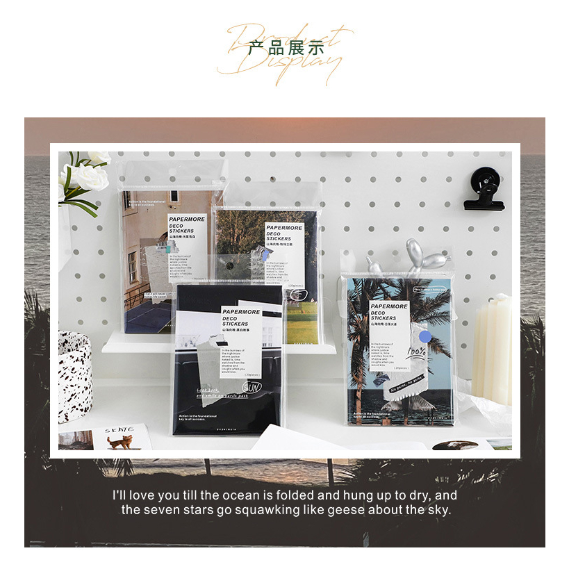 Deco sticker, ảnh PaperMore theo tông màu Art Therapy