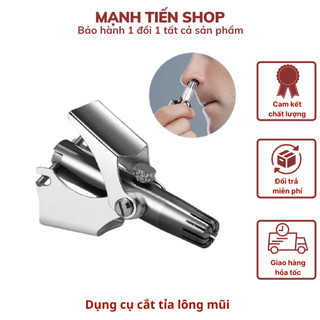 Dụng cụ cắt tỉa lông mũi bằng thép không gỉ cao cấp an toàn tiện lợi DTM Store
