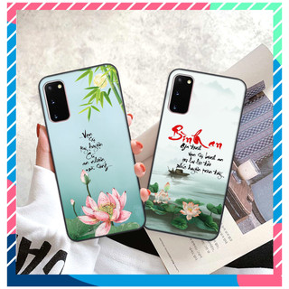 Ốp samsung s20 / s20 plus / s20+ / s20 fe thư pháp tâm ,bình an mẫu hot