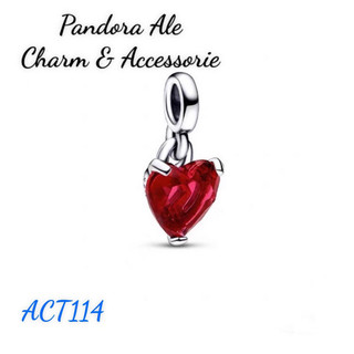 Pan ale charm treo pan me hình tim đỏ