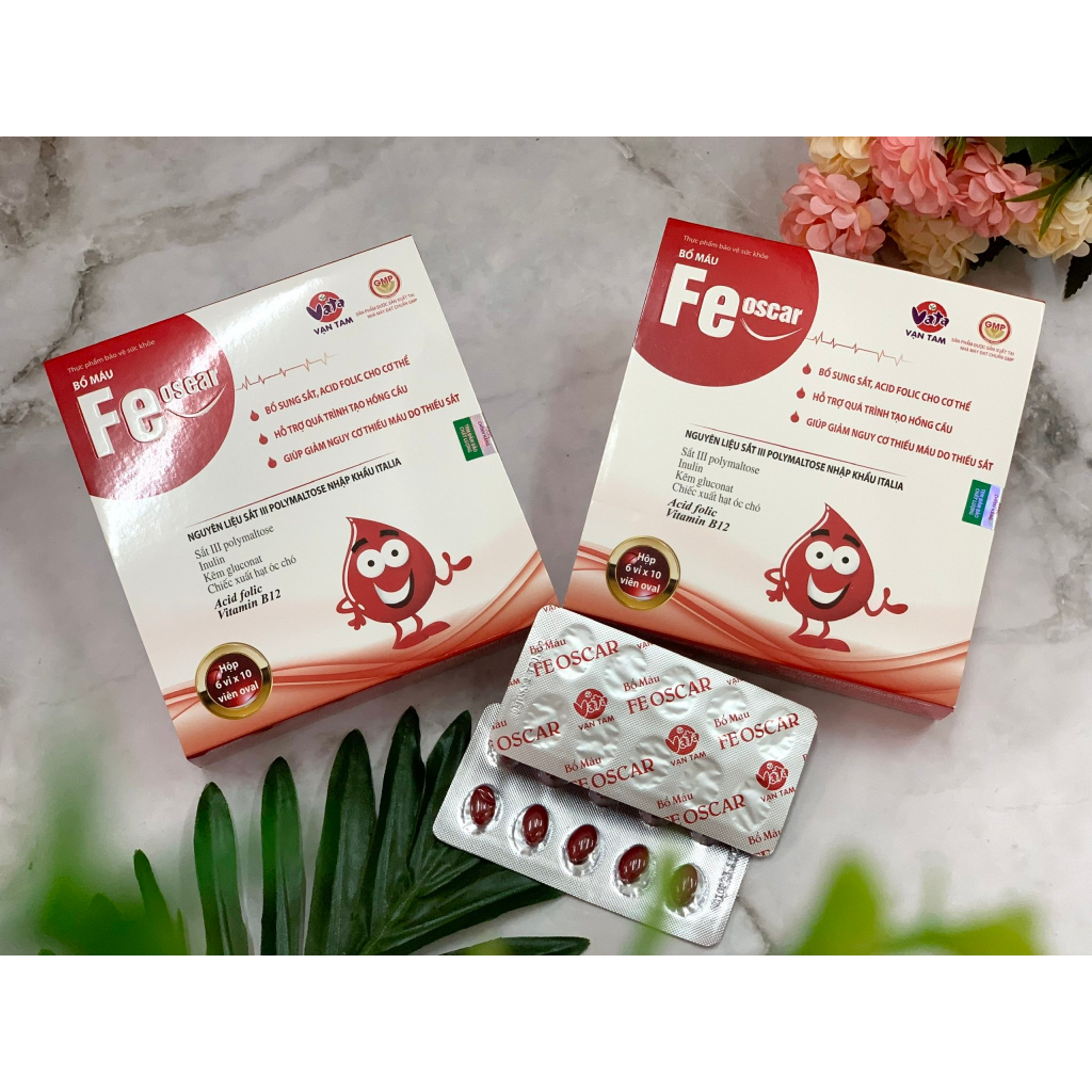 Viên uống bổ máu FEOSCAR 60 viên