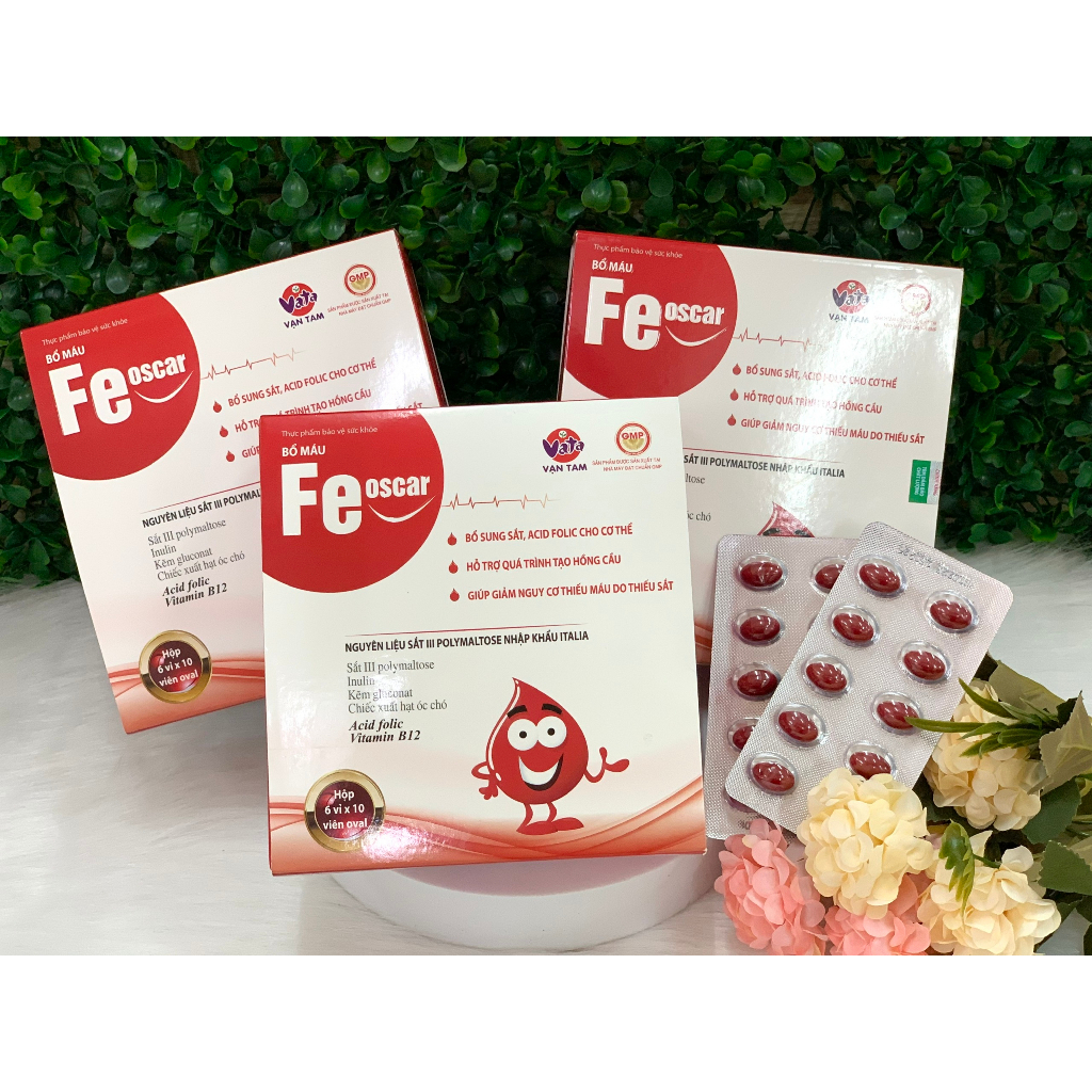 Viên uống bổ máu FEOSCAR 60 viên
