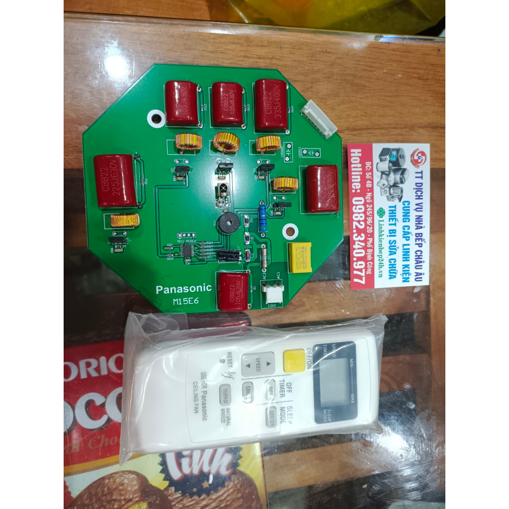 Mạch quạt trần Panasonic 4 cánh, 5 cánh kèm khiển