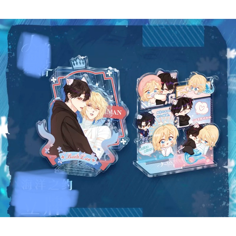 Mô hình standee Nhân Ngư Rơi Xuống