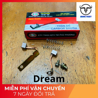 Bộ chổi than máy đề xe Dream/ Wave 100 hãng Honda