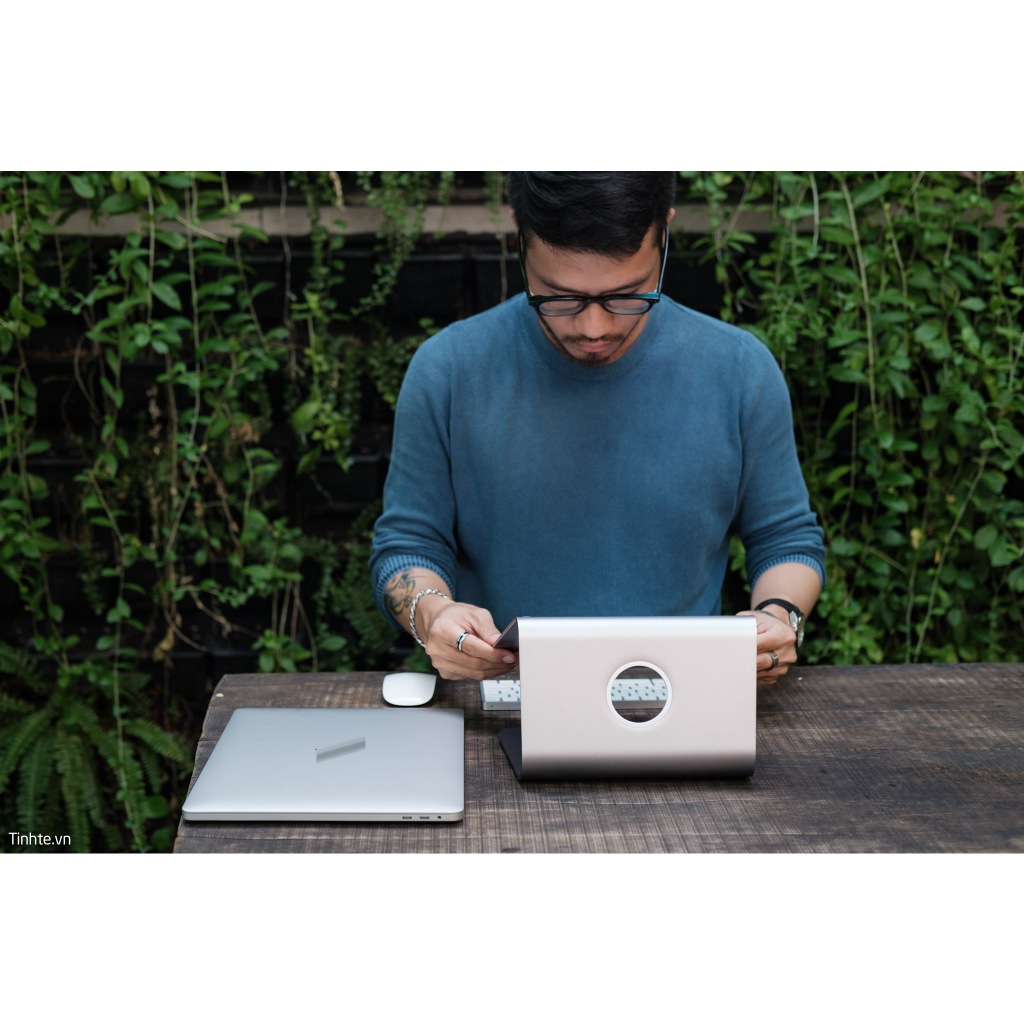 Giá Đỡ Tản Nhiệt Rain Design Mstand Xoay 360 Độ Dành Cho Macbook/Laptop - Hàng Chính Hãng